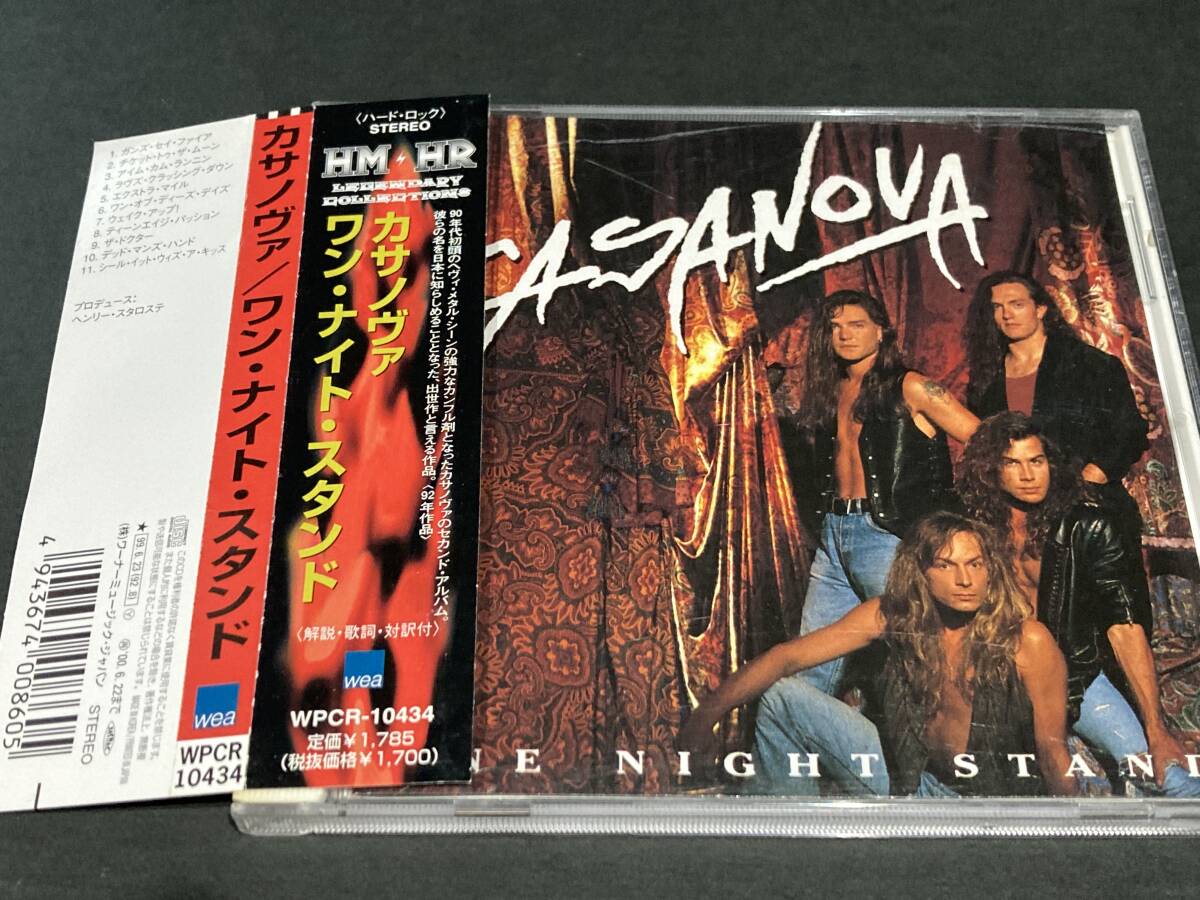 帯付CD CASANOVA カサノヴァ / ONE NIGHT STAND ワン・ナイト・スタンド MAD MAX メロハー メロディアス・ハードロック 拍卖