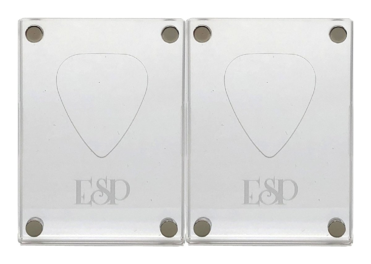 ★ESP PM-ST-SGZ/2個セットSUGIZO ESPロゴ版ティアドロップ型用ピックモノリスディスプレイケーススタンド★新品送料込/メール便拍卖