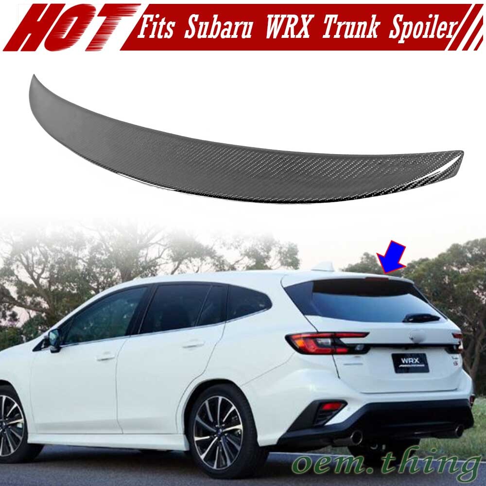 【即納品】カーボンルーフスポイラー 2023-2025 スバル レヴォーグ LEVORG VN5/VNH WRXスポーツワゴン リアスポイラー B拍卖