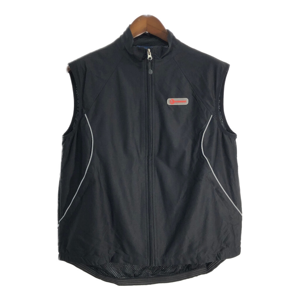 movement session ワンポイントロゴ ベスト ブラック (メンズ L) 中古 古着 T1699拍卖