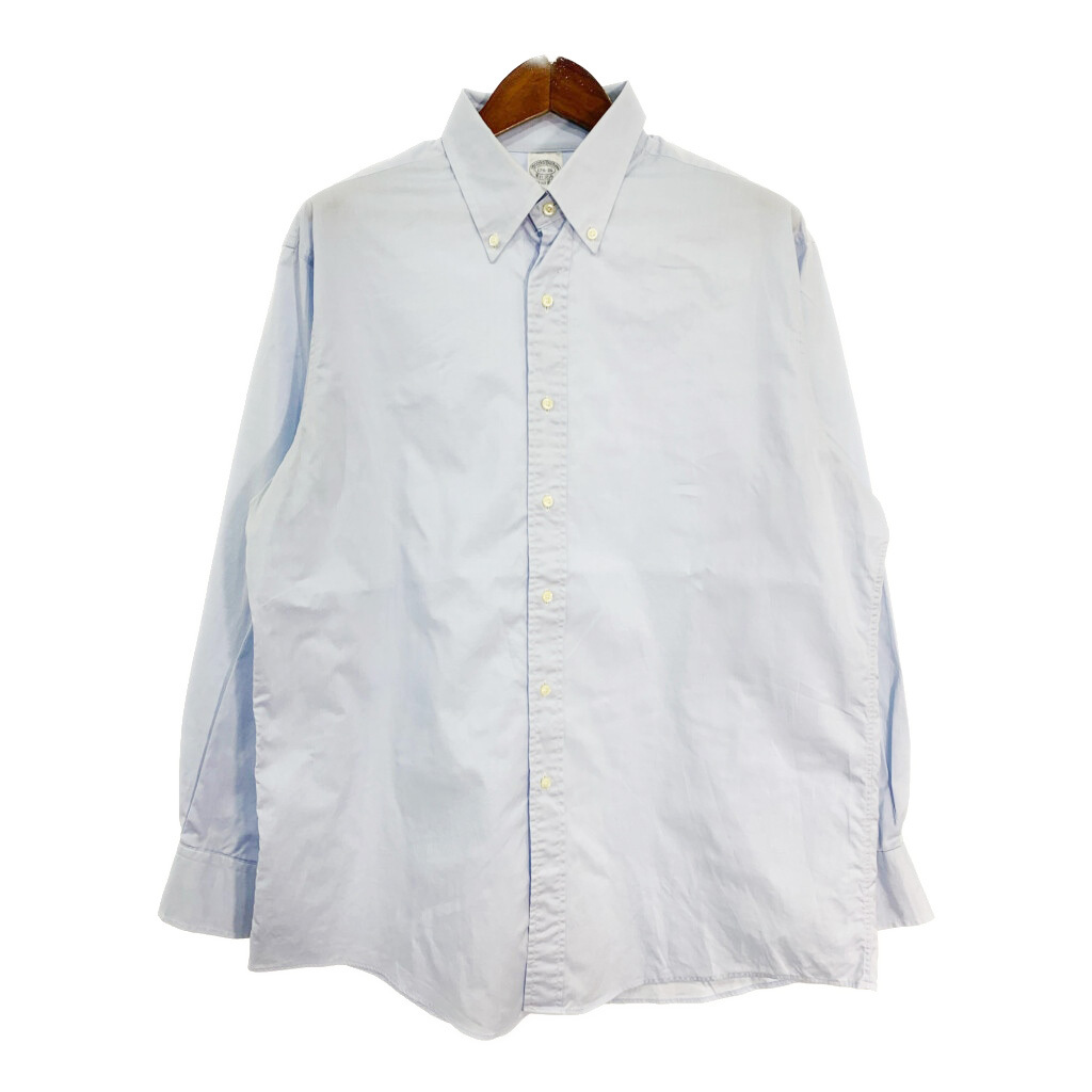 USA製 Brooks Brothers ブルックスブラザーズ 長袖シャツ ライトブルー (メンズ 36) 中古 古着 T1838拍卖