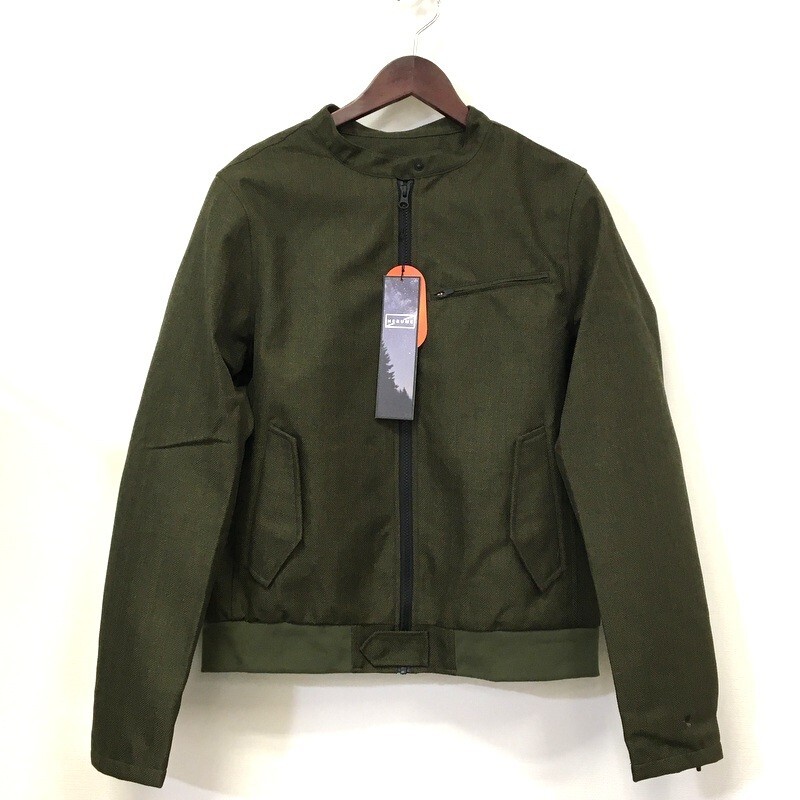 未使用 デニムリフレインジャケット HRN-014 カーキー メンズ Lサイズ オートバイ ライディングウェア バイク用品 ヒルネ ◇TA1962拍卖