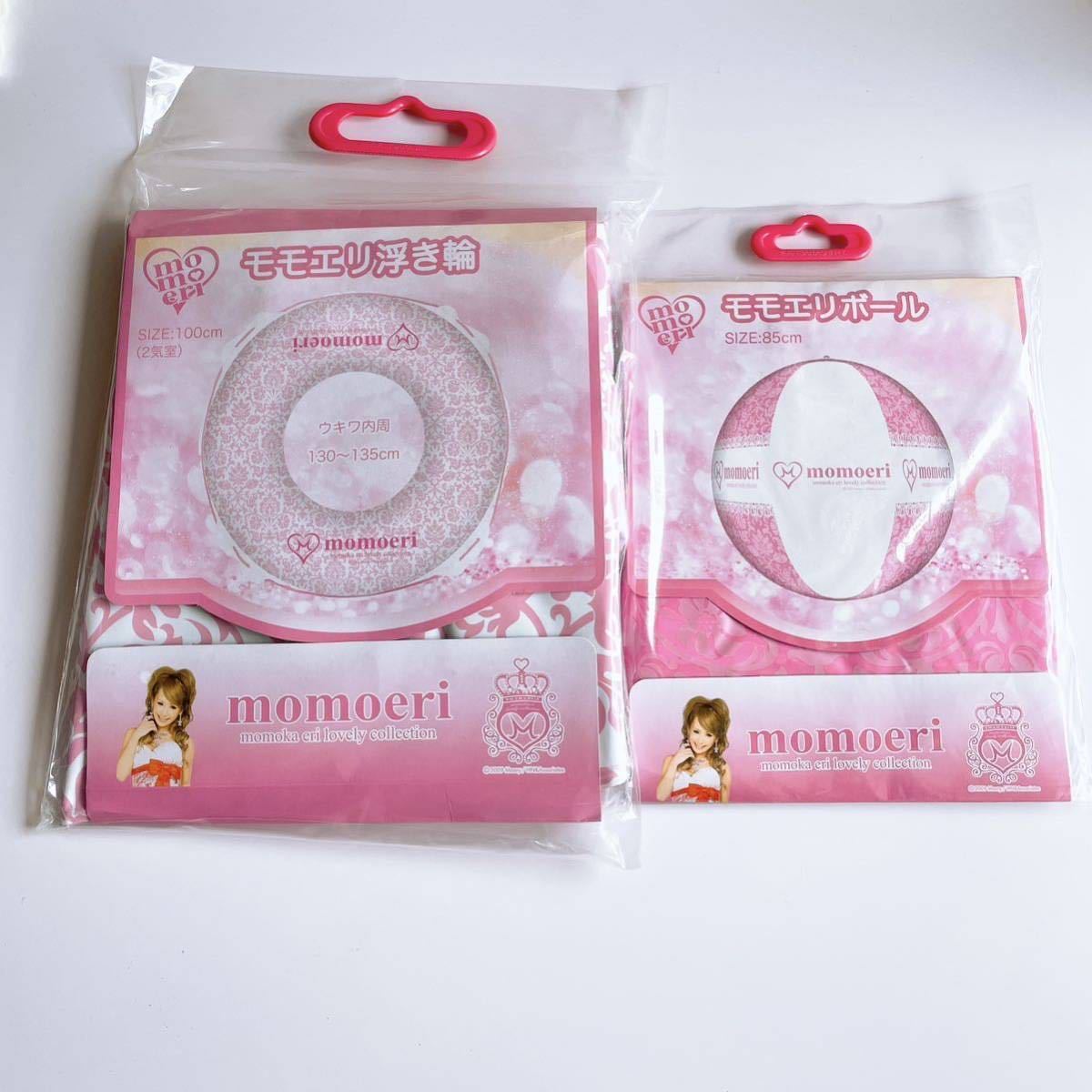 ☆モモエリ☆浮き輪 100cm ビーチボール 85cm 桃華絵里 2点セット 小悪魔ageha ギャル キャバ嬢 大人かわいい ピンク 海水浴 プール拍卖