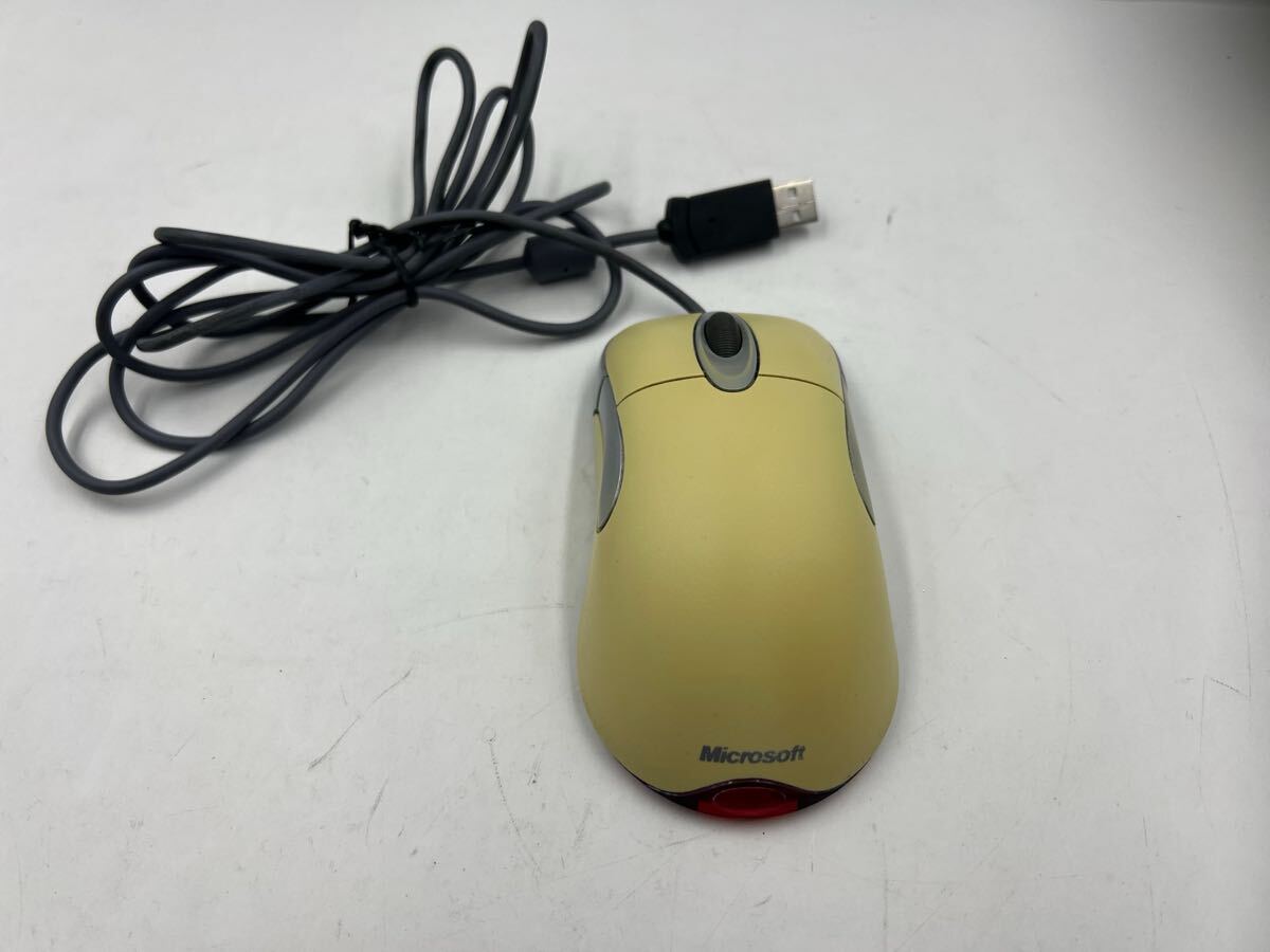 ◆02049) Microsoftマイクロソフトintellimouse optical USB and PS/2 compatibleインテリマウスオプティカル拍卖