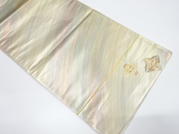 ys7293033; 宗sou 未使用品 向かい鶴模様織り出し袋帯【着】拍卖