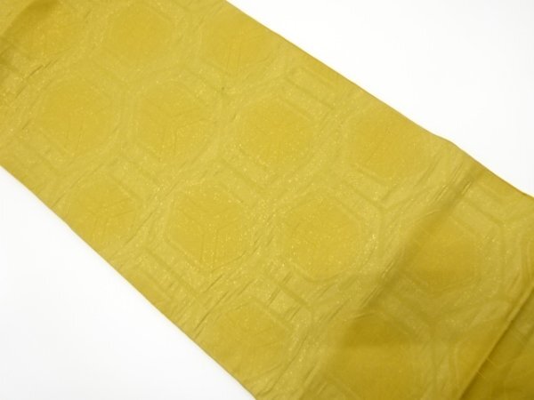 ys7312226; 宗sou 亀甲繋ぎ模様織り出し 名古屋帯【着】拍卖