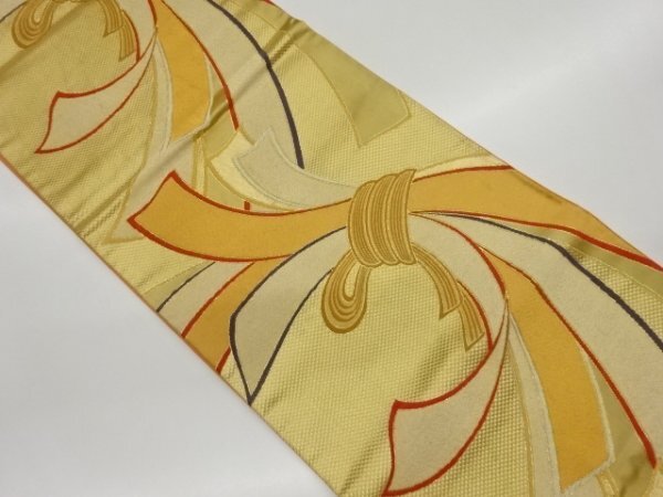 ys7313117; 宗sou 束ね熨斗模様織出し袋帯【着】拍卖