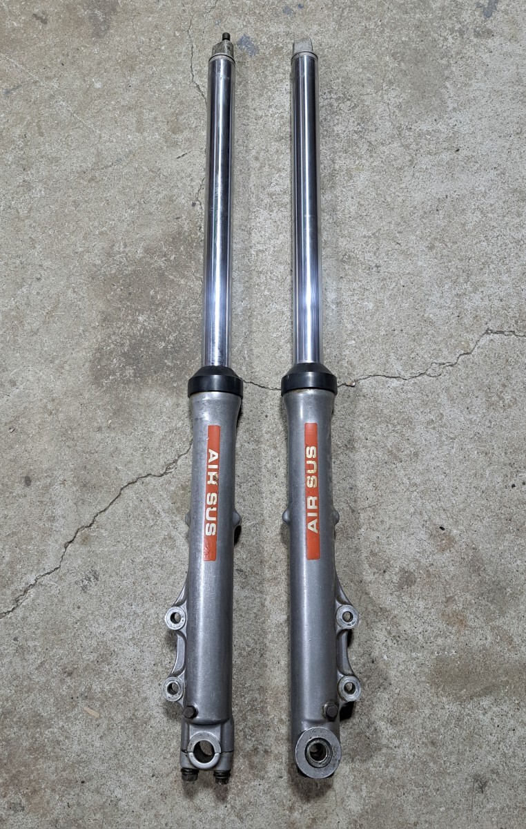 希少 当時物 ホーク3系 エアサス ダブル用 フロントフォーク 美品 ホーク2 CB250T CB250N CB400T CB400N スーパーホーク3 キジマ ビート拍卖