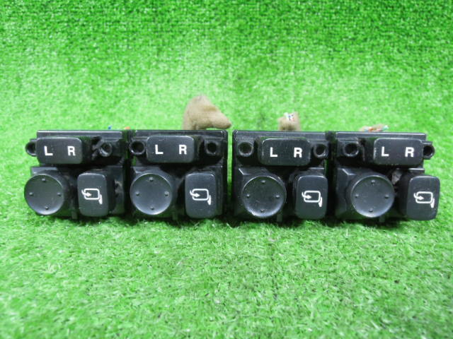 スズキ ワゴンR MH21S 電動格納 ドアミラースイッチ 4個 セット 中古 37950-58J0 C8N-C13S 配線9本 カプラー付き 16655拍卖