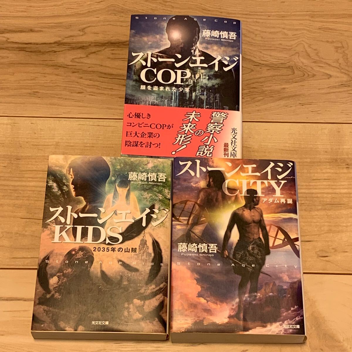 初版set 藤崎慎吾 ストーンエイジシリーズ 光文社文庫 SF拍卖