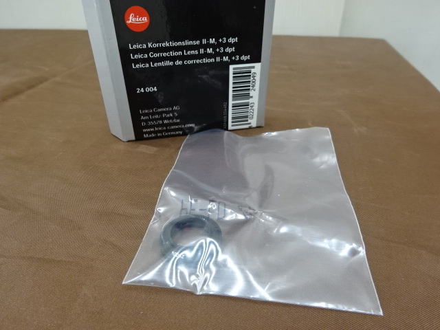 【店頭展示品】 ライカ Leica 視度補正レンズM II +3.0 dpt 24004拍卖
