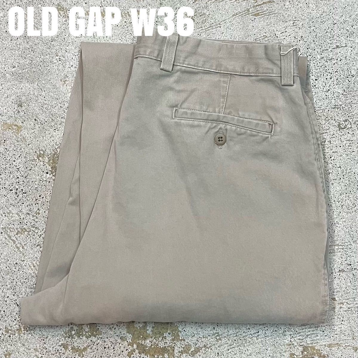 00s GAP オールドギャップ RELAXED テーパード バギー チノパン拍卖