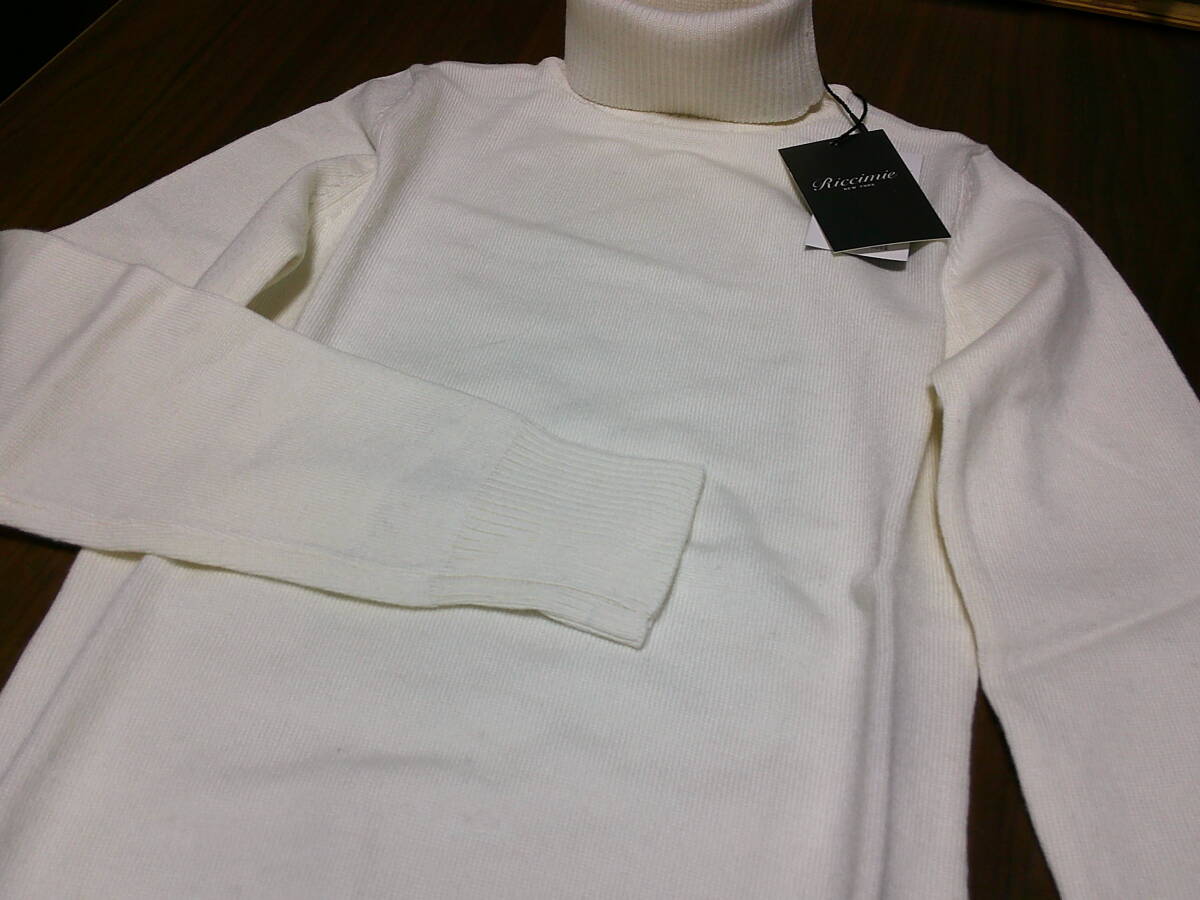 リッチミーRiccimie NEW YORK タートルニット M 未使用品拍卖
