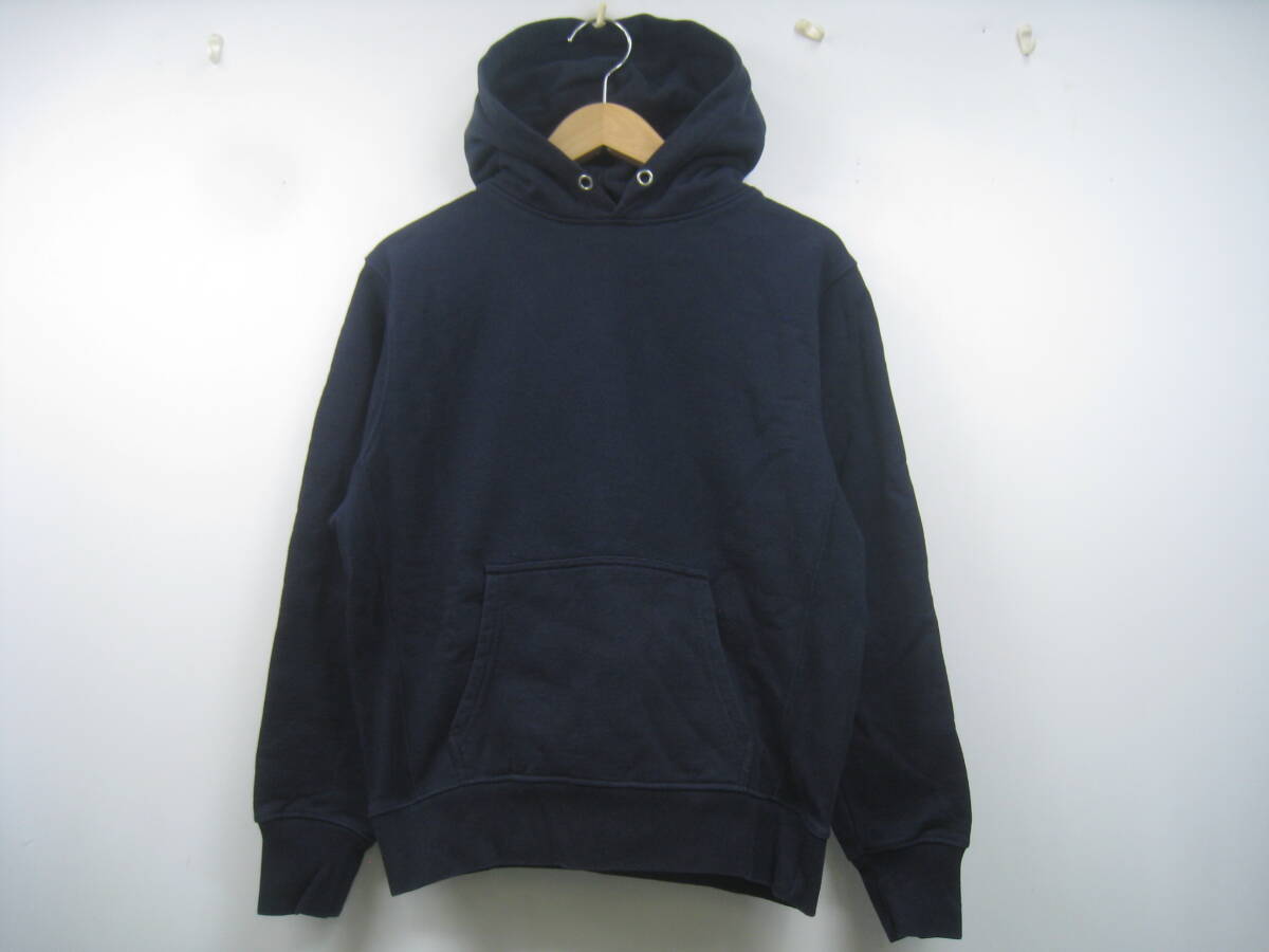 United Athle ユナイテッドアスレ ヘビーウェイトパーカー 5739-01 25793IB サイドリブ 紺 ネイビー サイズS拍卖