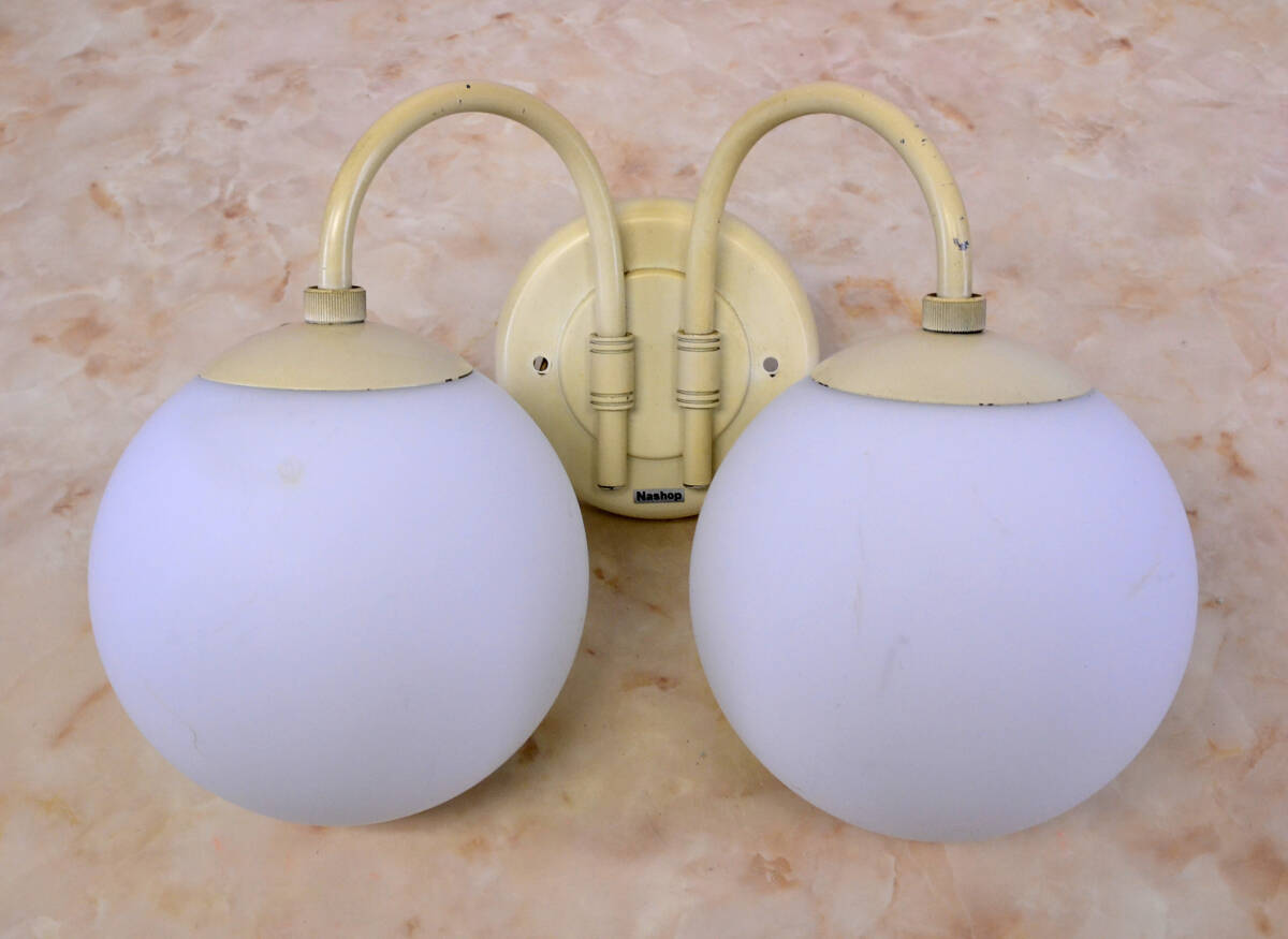 National ナショナル 白熱灯照明器具 NL81062T パナボール電球 ランプ 2xG40M50 中古品拍卖