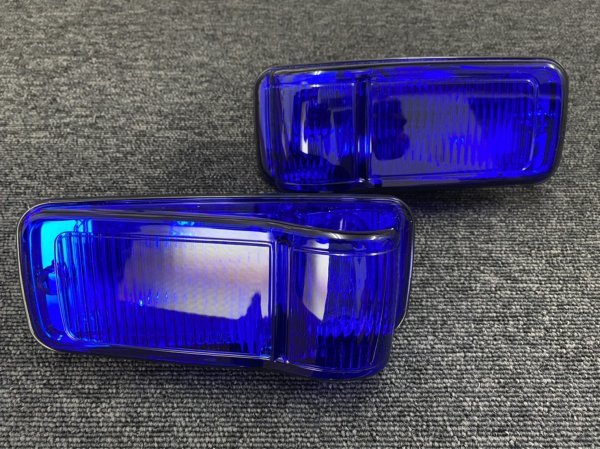 ★ 新品:いすゞ 07エルフハイキャブ/07フォワード ドア サイドマーカー ウインカーランプ 左右セット デコトラ /ブルー 【I-103】拍卖