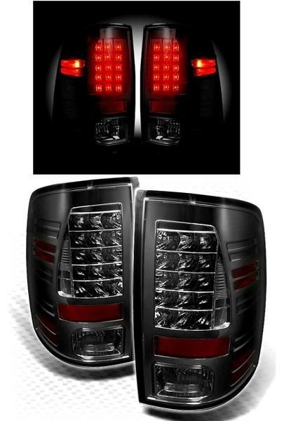 DODGE ラム 09y-14y リアLEDスモークメッキ テールランプ 送料無料拍卖