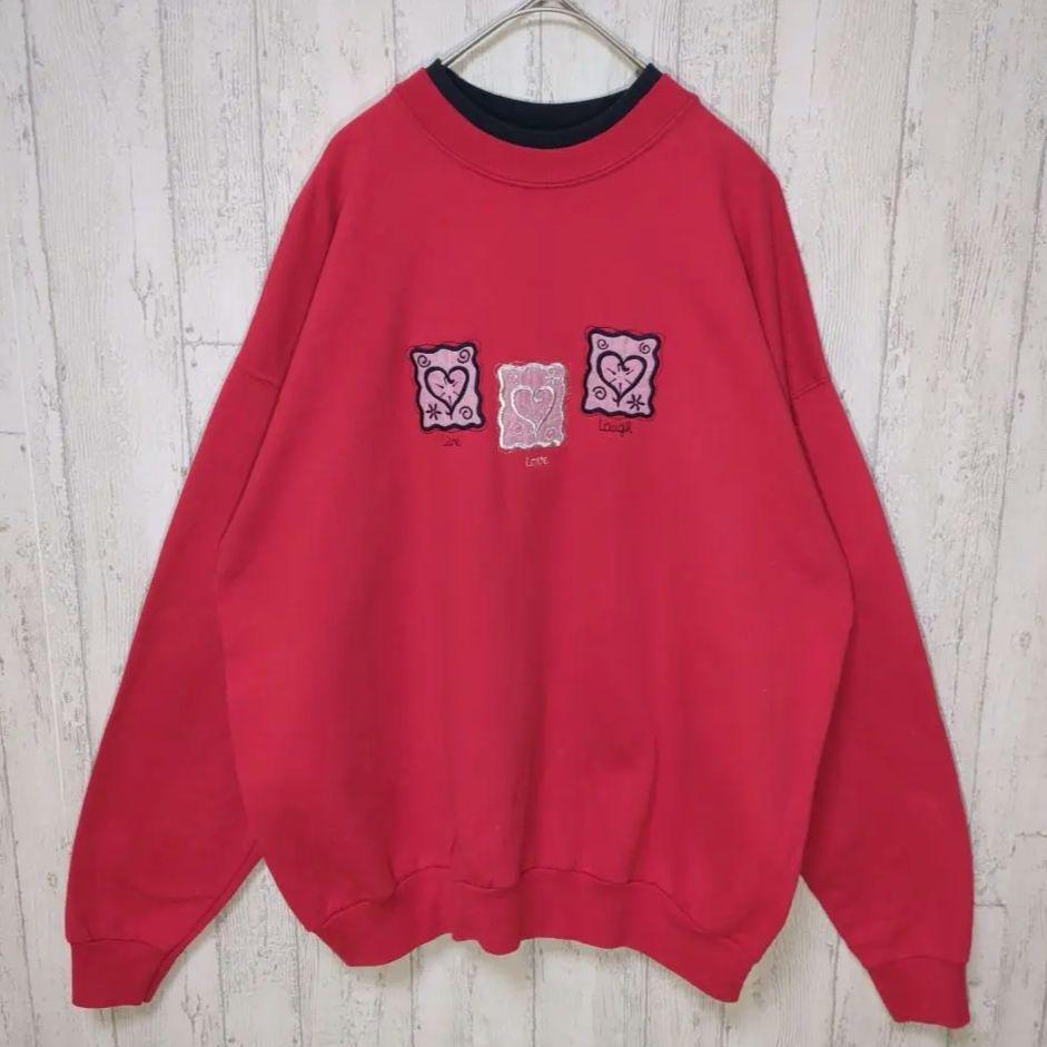 Mc ENERGY ビンテージスウェット ハート USA古着 アメカジ #h883拍卖