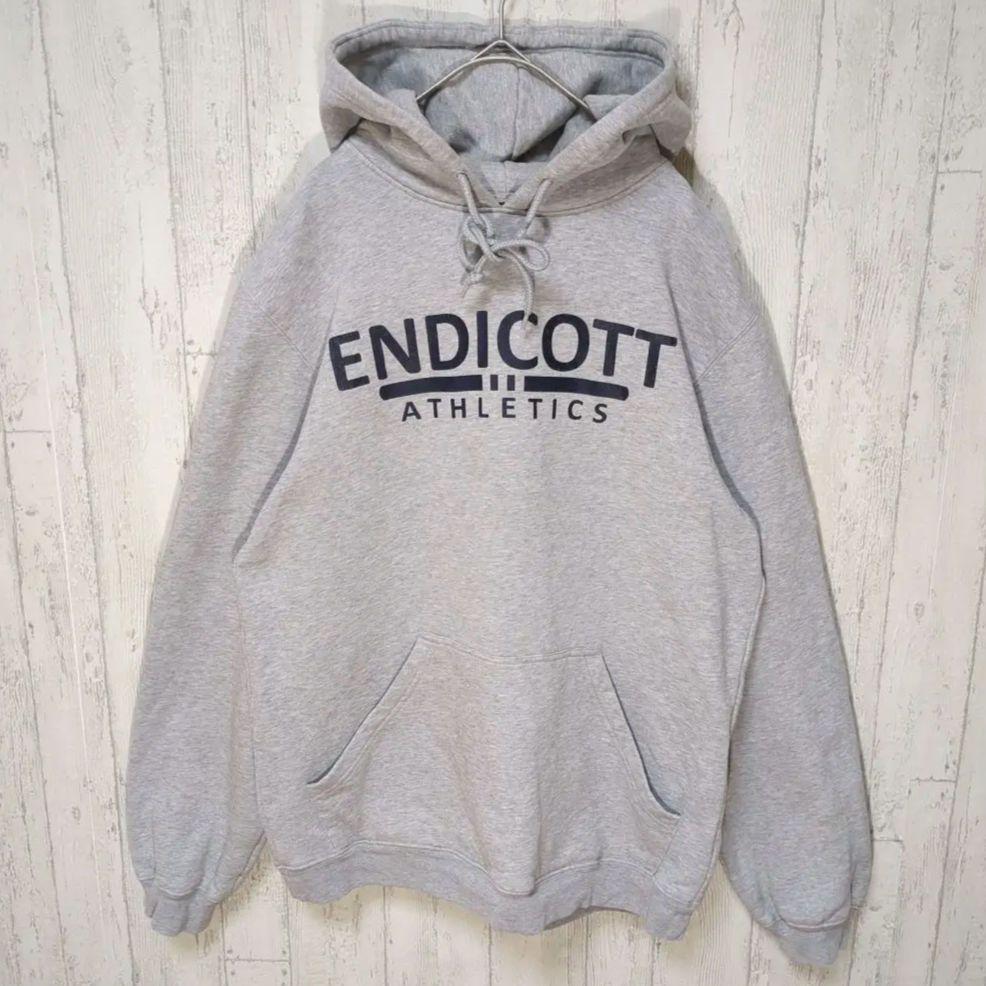 adidas USA古着 パーカー ENDICOTT カレッジ アメカジ #h974拍卖