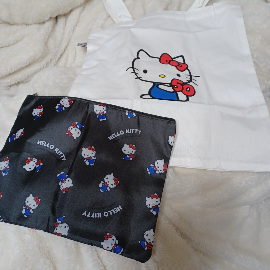 sweet 3月 ハローキティ トートバッグ&ポーチ拍卖