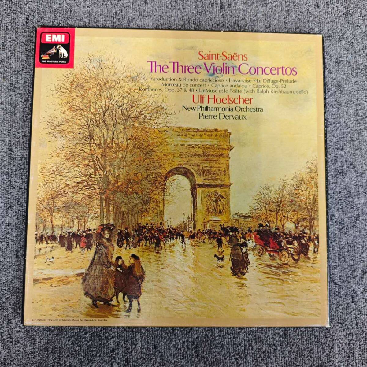 英 HOELSCHER/SAENS: THE THREE VIOLIN CONCERTOS/EMI SLS5103/W021805拍卖