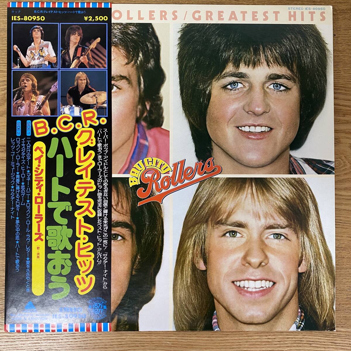 LP/レコード■ベイ・シティ・ローラーズ b.c.r.グレイテスト・ヒッツ/ハートで歌おう IES-80950/H0221-016拍卖