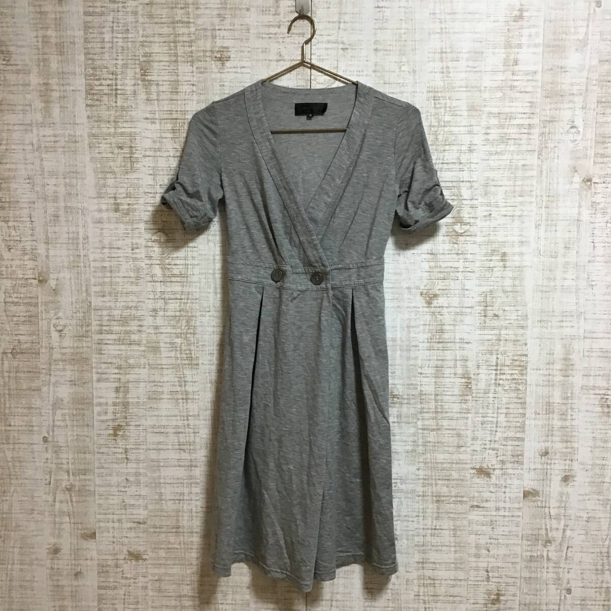 A515◇UNTITLED|アンタイトル ワンピース グレー サイズXS拍卖