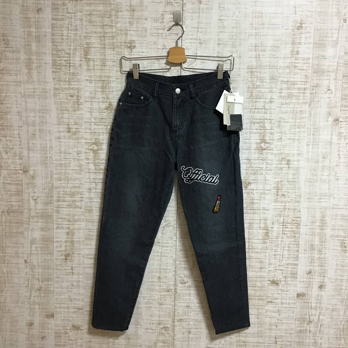 A485◇DOUBLE|ドゥーブル デニムパンツ インディゴブルー サイズM拍卖