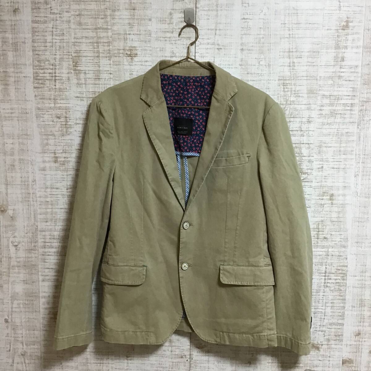 A479◇ZARA|ザラ ジャケット ベージュ サイズL拍卖