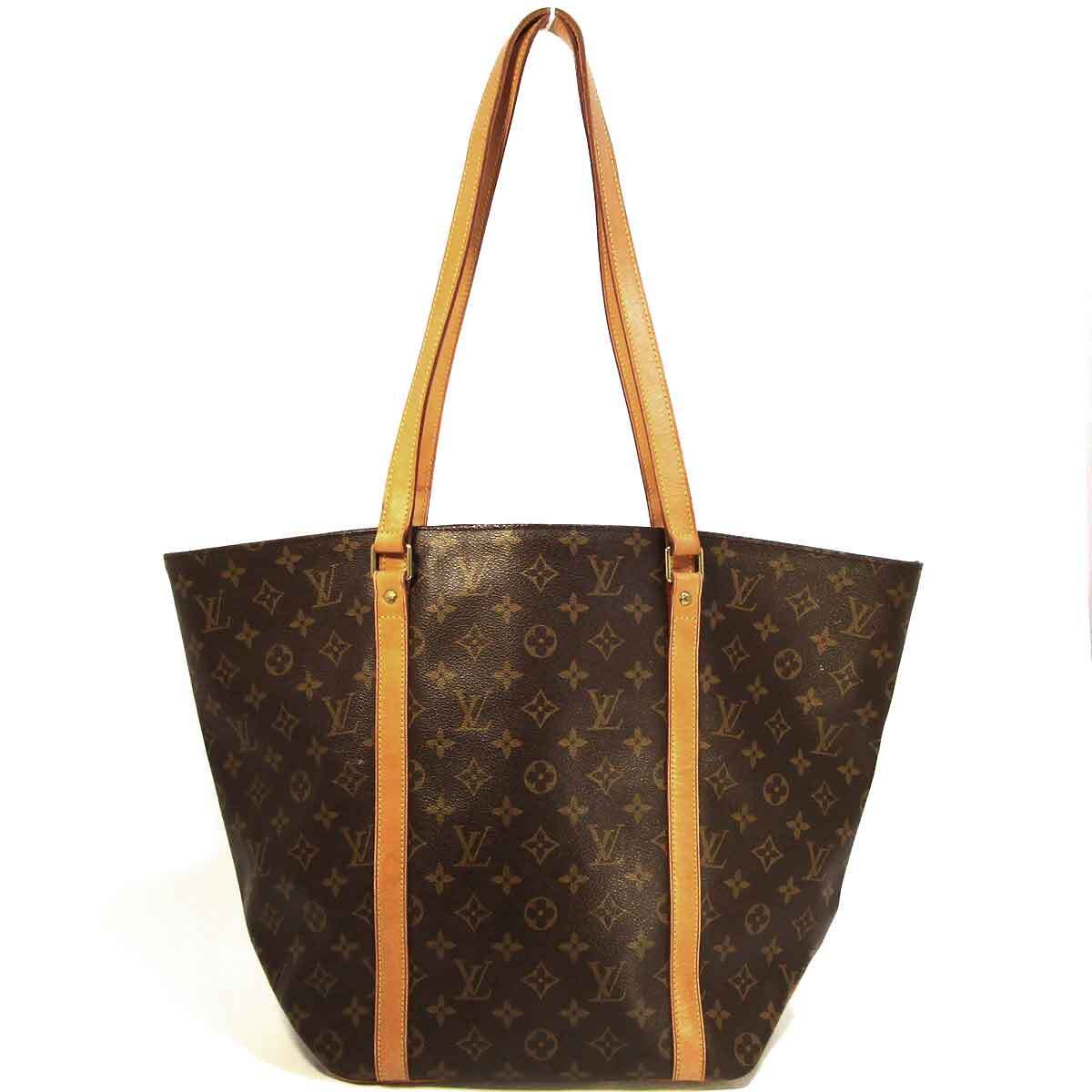 ルイ ヴィトン ショルダーバッグ M51108 モノグラム サックショッピング 茶系 中古 グレード:AB サンヤ質店拍卖