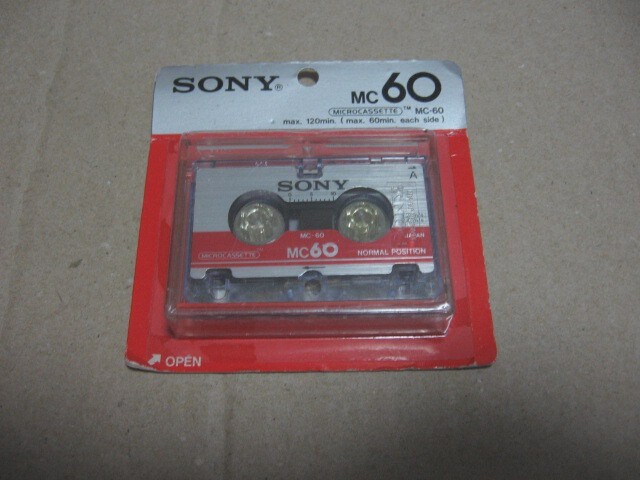 ソニー SONY MICROCASSETTE MC-60 マイクロカセット MC60拍卖