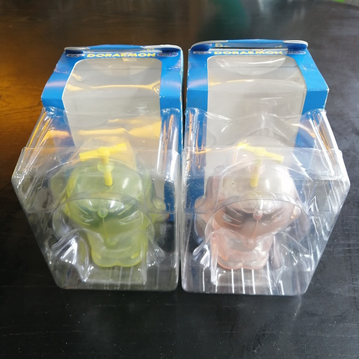 非売品 2000年 ドラえもん クリアオルゴール ブルー エポック社 2個セット拍卖