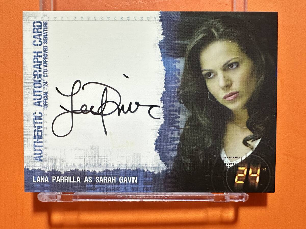 24 Twenty Four サラ・ギャビン CTU諜報員 lana parrilla 直筆サインカード autograph cards COMIC IMAGES 拍卖