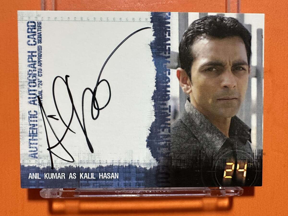 24 Twenty Four カリル・サハン テロリスト anil kumar 直筆サインカード autograph cards COMIC IMAGESINA拍卖