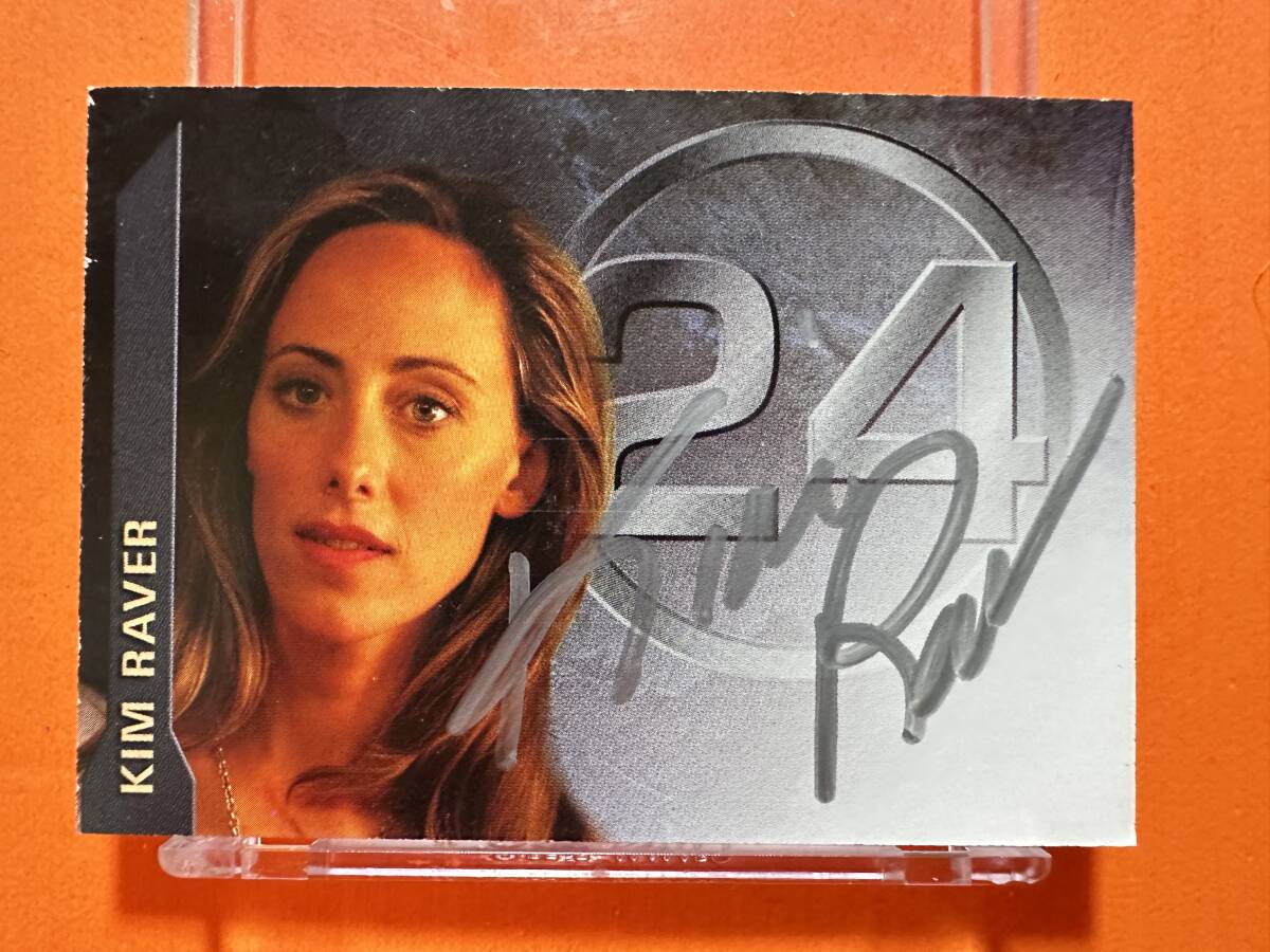 24 Twenty Four オードリー・レインズ ジャック・バウワー恋人 kim raver 直筆サインカード autograph Card 拍卖
