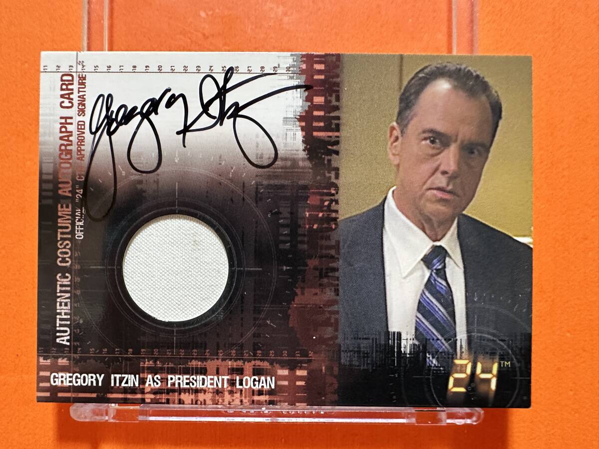 24 Twenty Four ローガン大統領 gregory itzin 直筆サイン&コスチュームカード costume autograph Card 拍卖