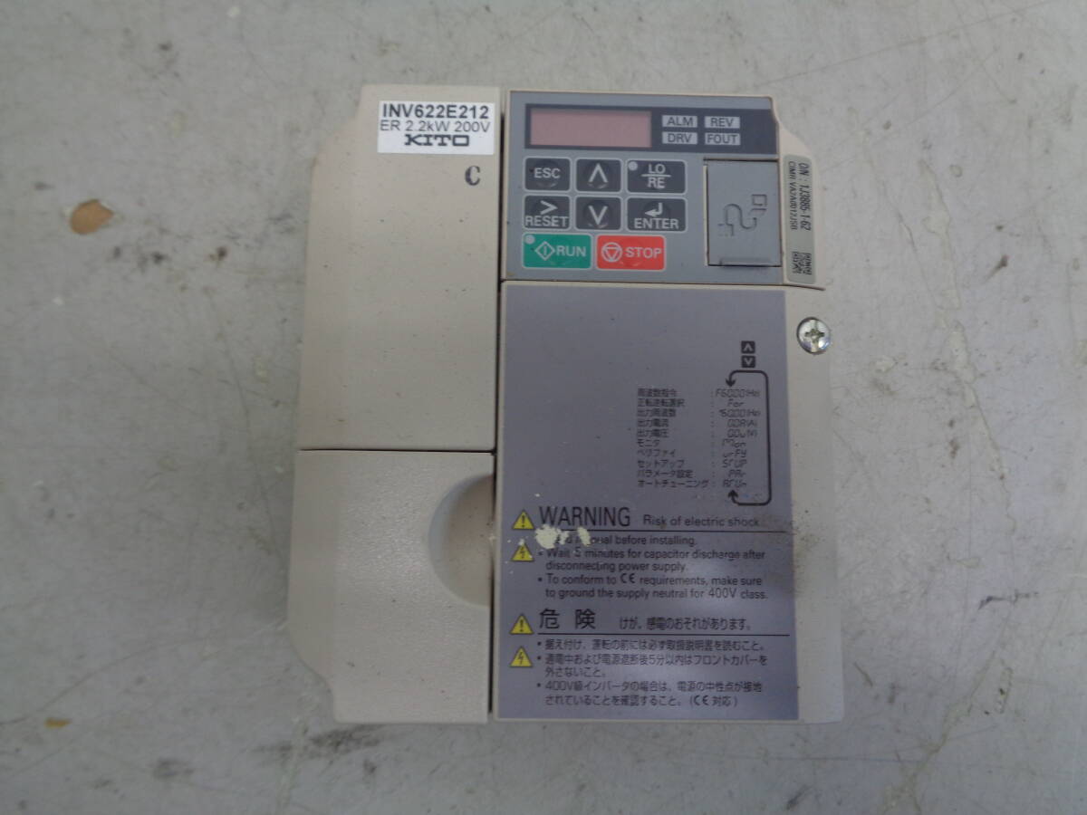 C2782 安川電機 インバータ CIMR-VA2A0012JSB ①K-3拍卖