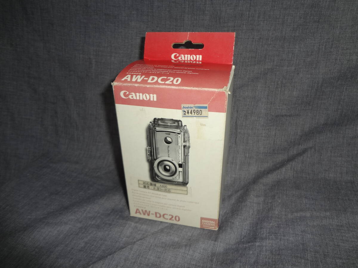 未使用品★Canon キャノン AW-DC20★ デジタルカメラオールウェザーケース PowerShot A400用拍卖