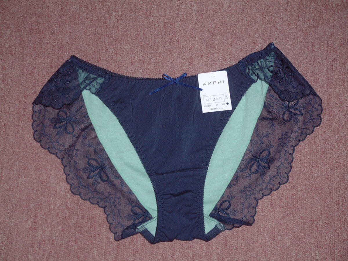 ★ワコール wacoal アンフィ Amphi オーナメントモチーフ×エンブロイダリーレース デザインショーツ Mサイズ PLH279 KO拍卖