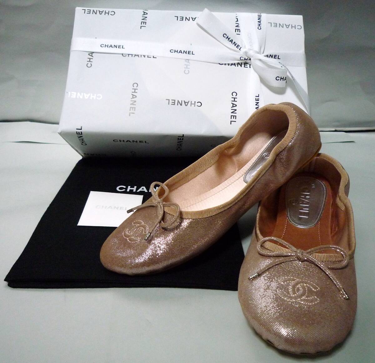 CHANEL シャネル ルームシューズ シャンパンローズ 8820拍卖