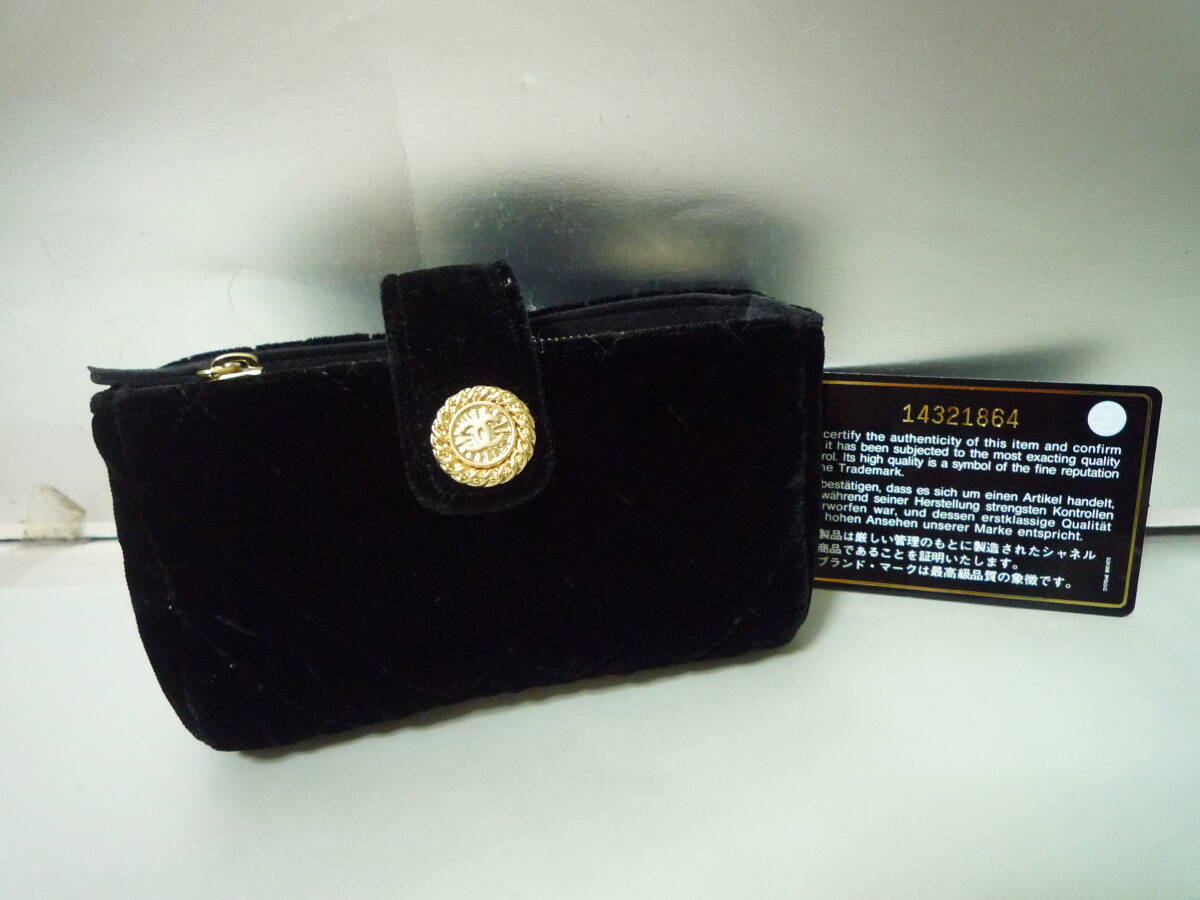 CHANEL シャネル マルチポーチ ブラック 8469拍卖