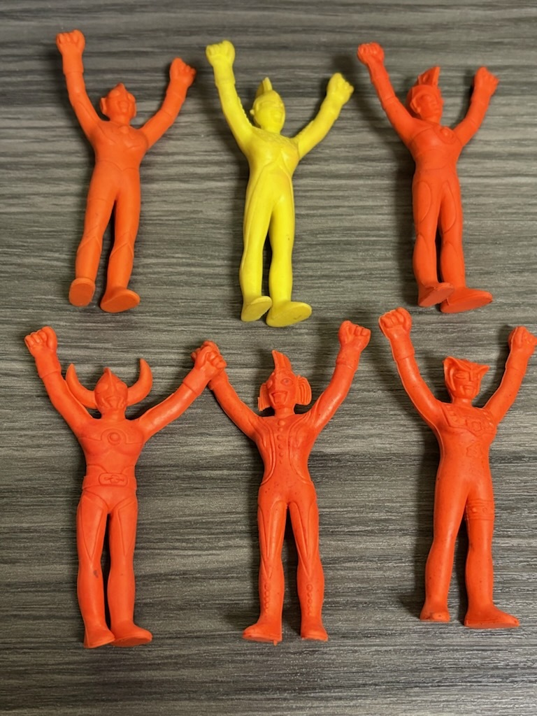 当時物 ウルトラマン 消しゴム 6体セット拍卖