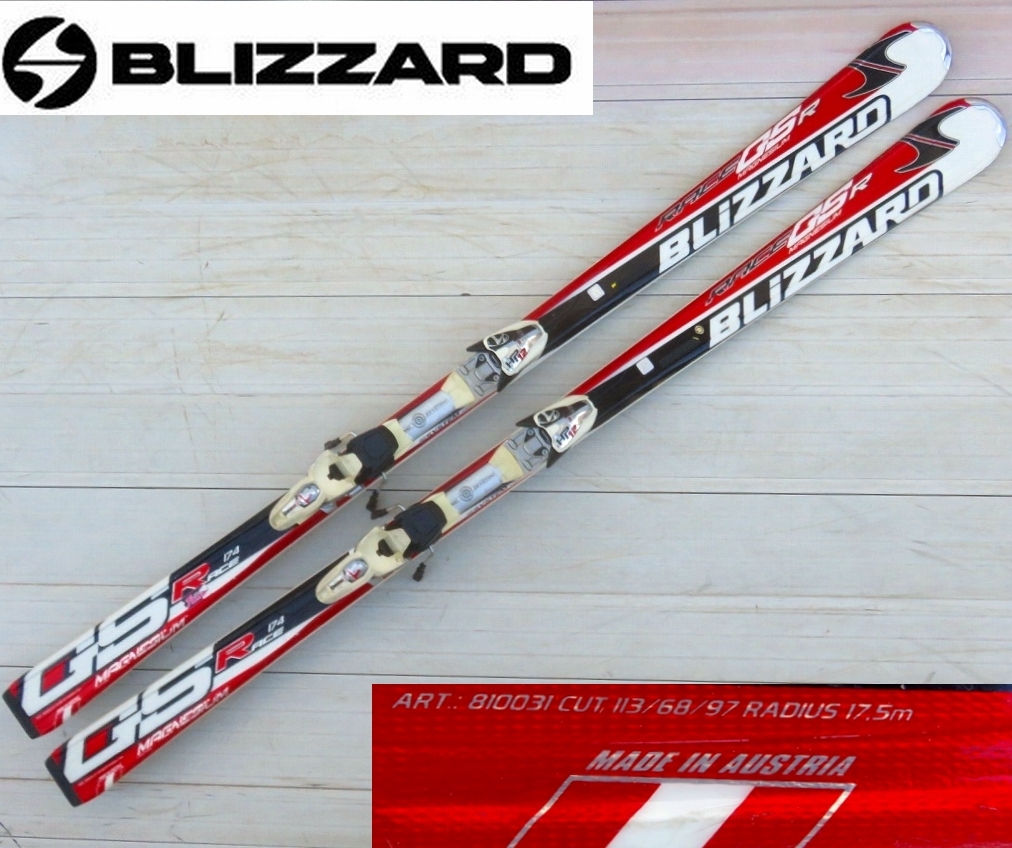 スキー☆BLIZZARD RACE GSR 174cm MARKER HP12拍卖