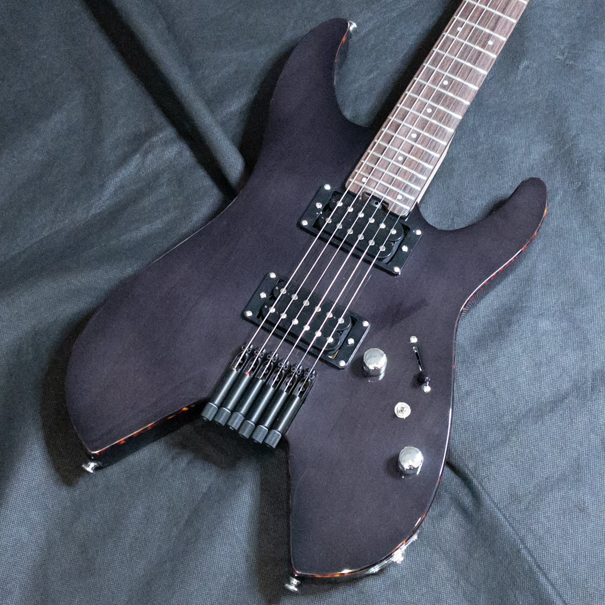 1本限り特価 SCHECTER OL-NV-HL STBK (See Thru Black) シェクター ヘッドレス拍卖