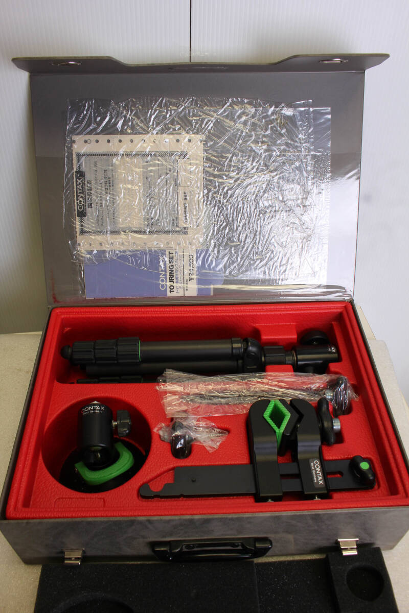 送料無料。三脚破損。コンタックス CONTAX TOURING SET 携帯用システム三脚 5点セット。  管理B15-250125550k拍卖