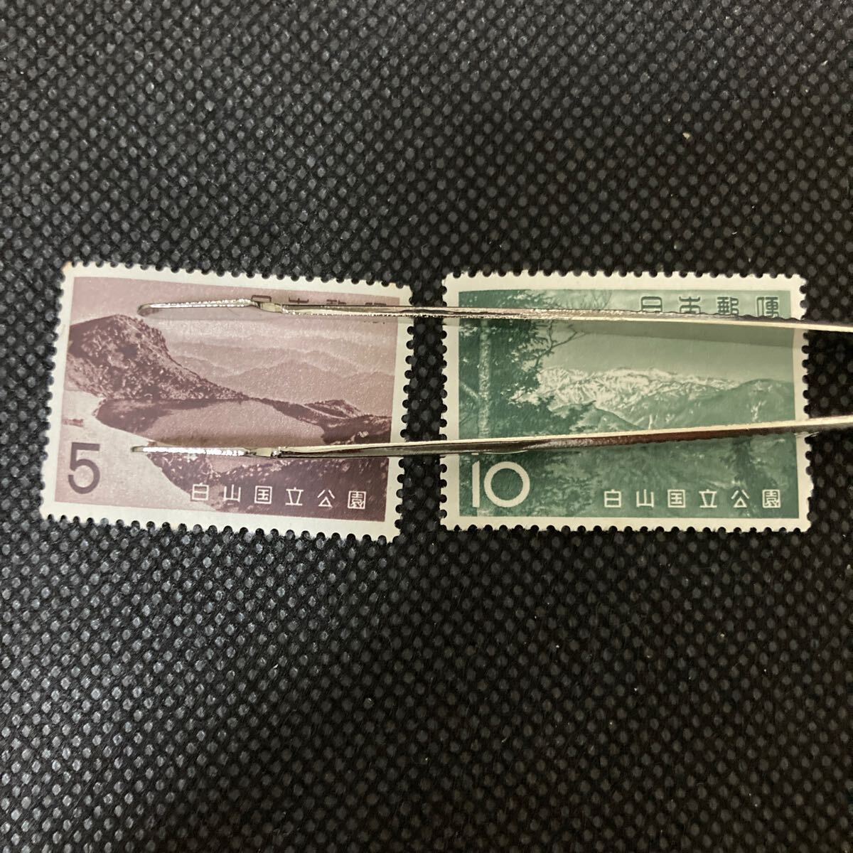 【未使用】切手 白山国立公園 10円 5円拍卖