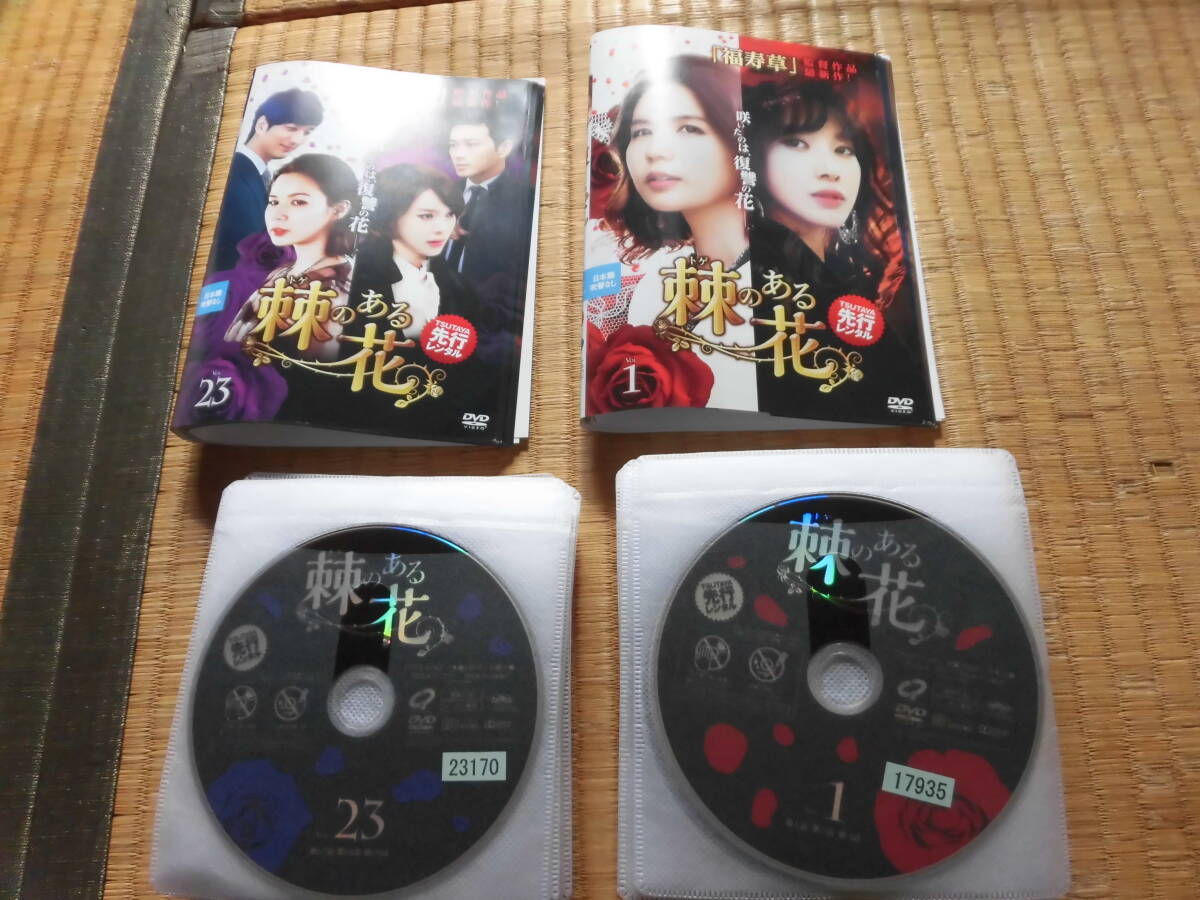 レンタル落ち韓国ドラマDVD 棘のある花 動作未確認ジャンク品拍卖