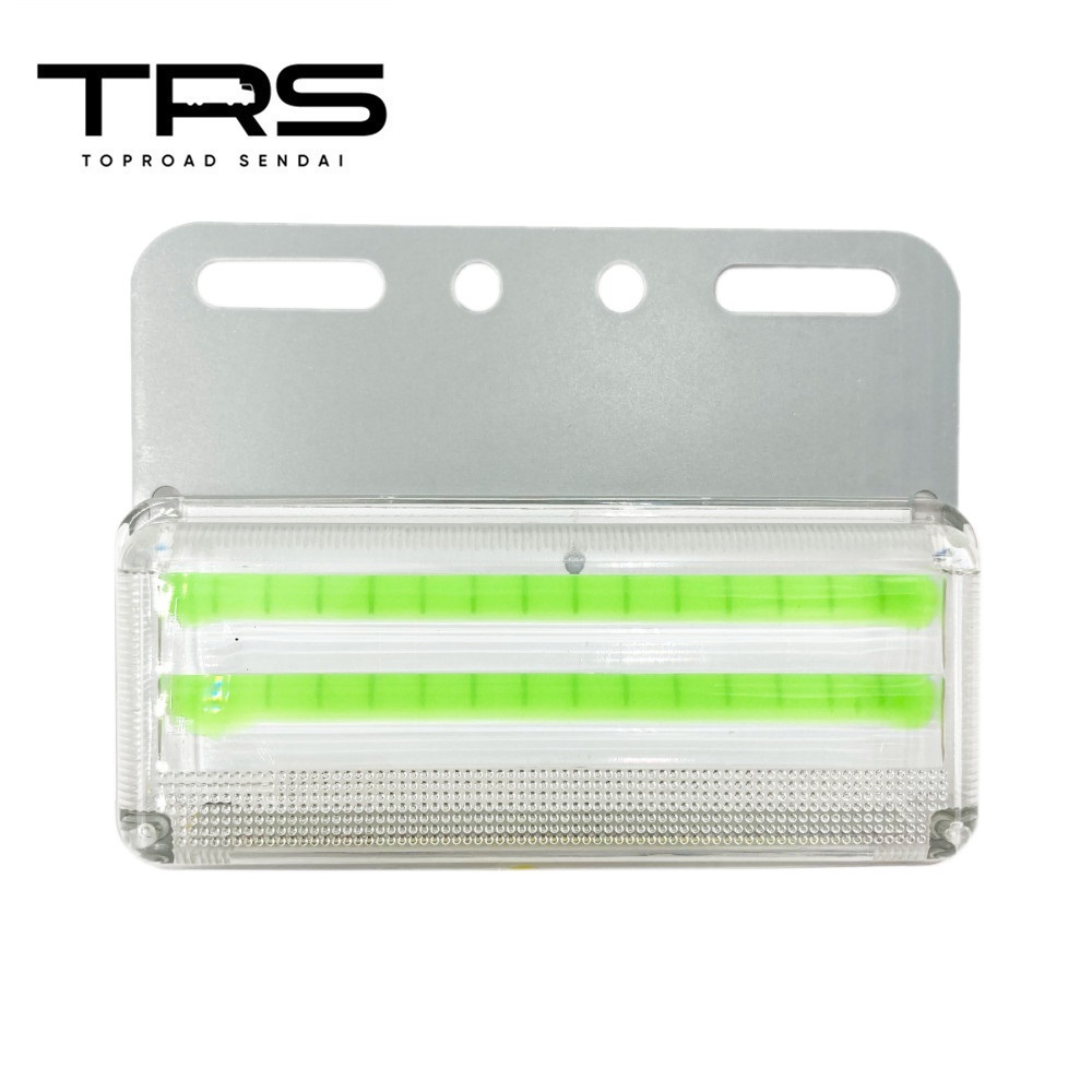 TRS COB サイドマーカー ダウンライト付 24V 防水 グリーン 315113拍卖