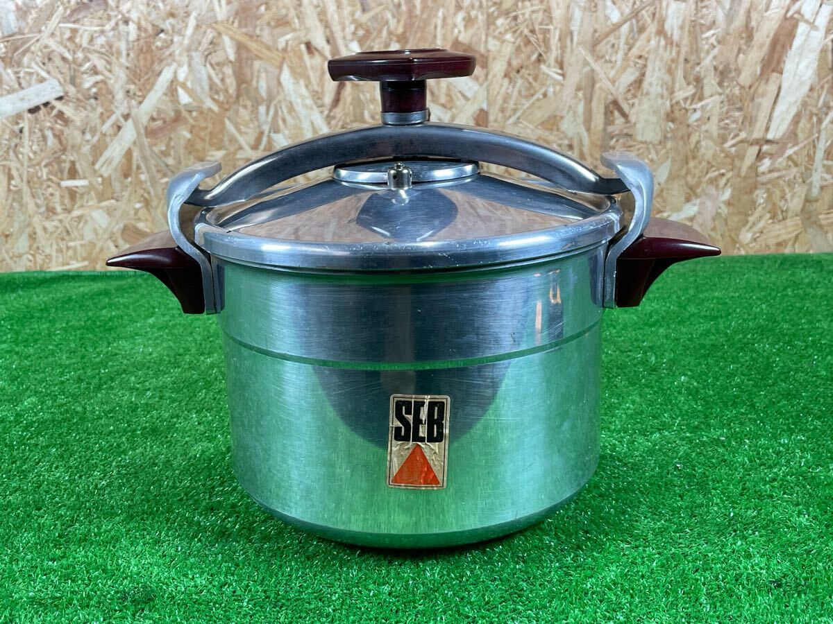 2B22 SEB セブ 圧力鍋 6L アルミ製 フランス製 なべ 調理器具 キッチン用品 レトロ拍卖