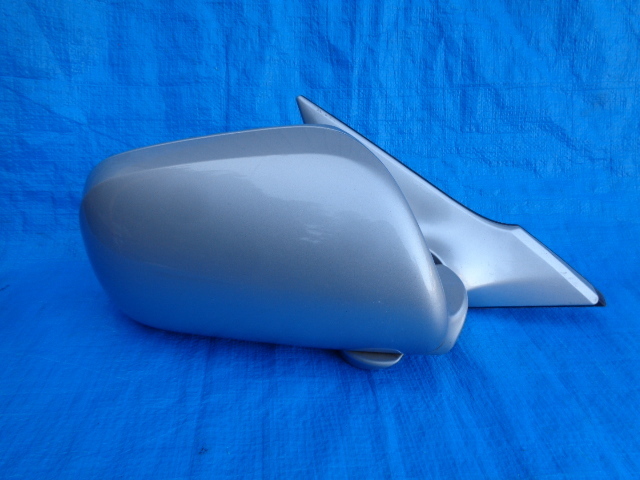 H18年 トヨタ マークX GRX120 純正 ドアミラー 右 電動格納 5本線 1F7 シルバー 動作品 管E1025-3拍卖